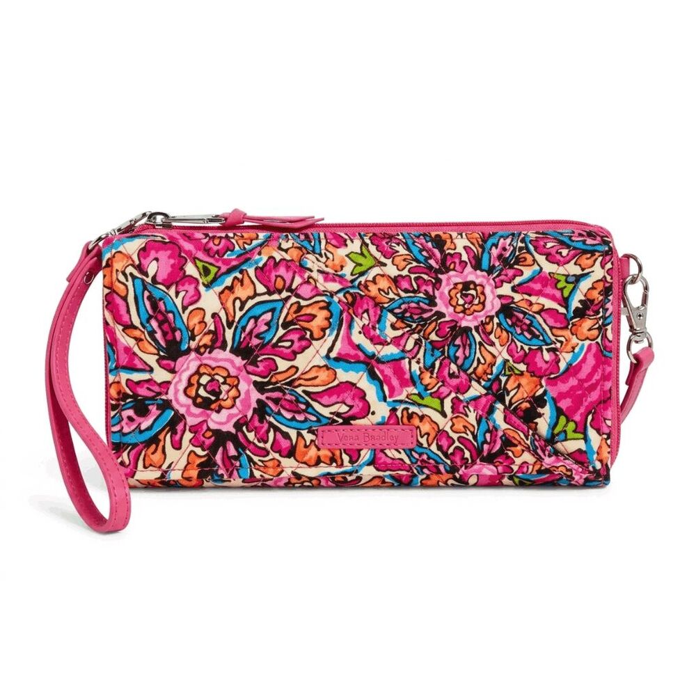 NWT VERA BRADLEY Wallet Crossbody In Sunburst Floral